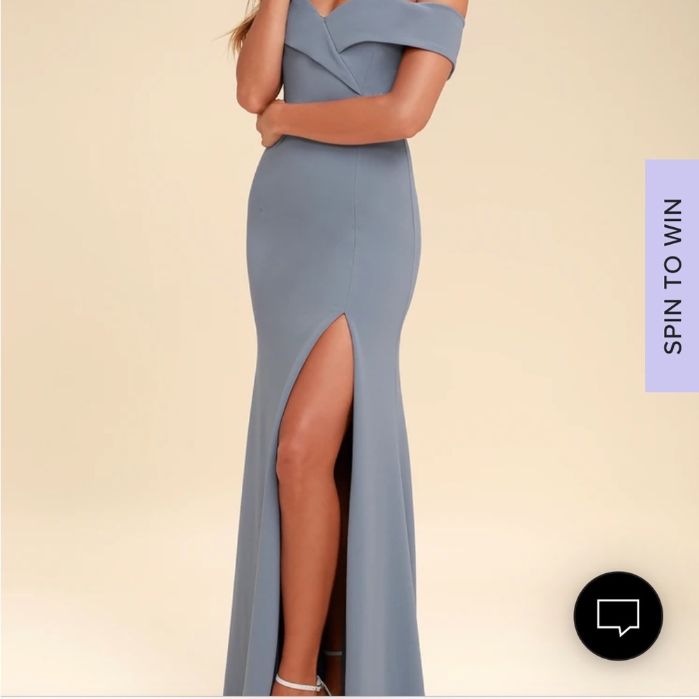 Blue formal dress